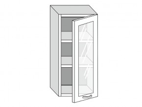 19.40.3 Шкаф настенный (h=913) на 400мм с 1-ой стекл. дверцей в Нягани - nyagan.магазин96.com | фото