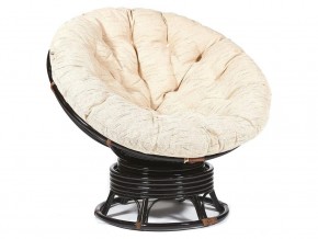 Кресло-качалка Papasan w 23/01 B с подушкой Antique brown, ткань Старт в Нягани - nyagan.магазин96.com | фото