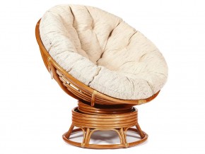 Кресло-качалка Papasan w 23/01 B с подушкой Cognac, ткань Старт в Нягани - nyagan.магазин96.com | фото