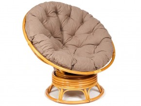 Кресло-качалка Papasan w 23/01 B с подушкой Honey, экошерсть Коричневый в Нягани - nyagan.магазин96.com | фото