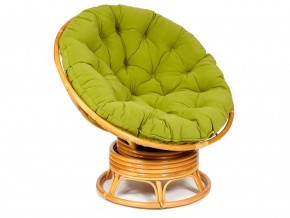 Кресло-качалка Papasan w 23/01 B с подушкой Honey, флок Олива в Нягани - nyagan.магазин96.com | фото