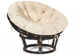 Кресло Papasan 23/01 W с подушкой Antique brown, ткань Старт в Нягани - nyagan.магазин96.com | фото