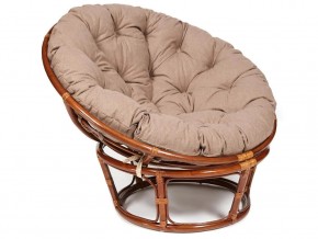 Кресло Papasan 23/01 W с подушкой Pecan, экошерсть Коричневый в Нягани - nyagan.магазин96.com | фото