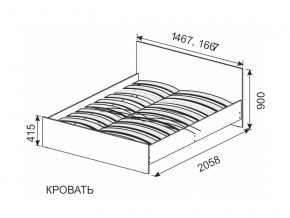 Кровать 1600х2000 ортопедическое основание в Нягани - nyagan.магазин96.com | фото