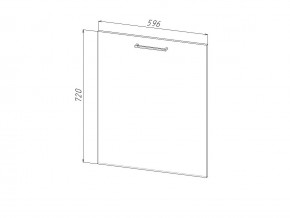 П 60 Комплект для посудомоечной машины 600 мм (цоколь + фасад) ЛДСП в Нягани - nyagan.магазин96.com | фото