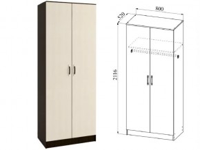 Шкаф 2 двери Ронда ШКР800.1 венге/дуб белфорт в Нягани - nyagan.магазин96.com | фото